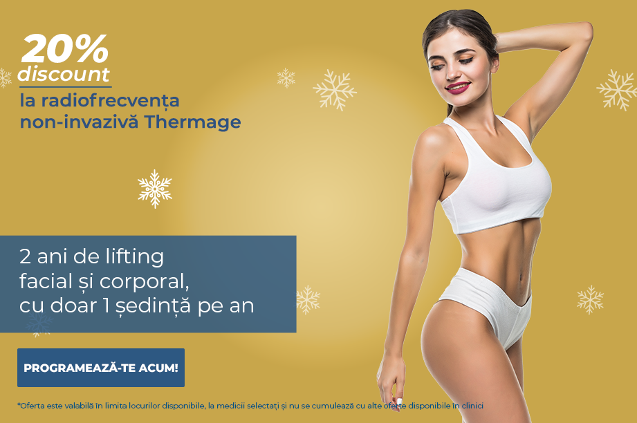 Lifting fără bisturiu! Thermage cu 20% reducere pentru un ten ferm și radiant! 