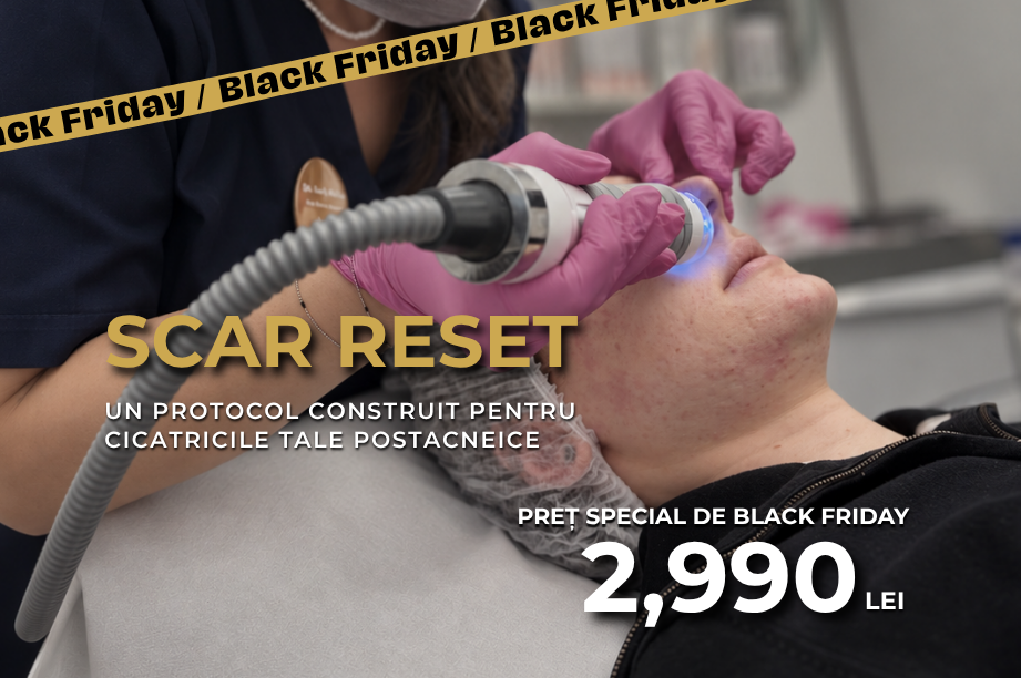  Scar Reset — un protocol construit pentru cicatricile tale postacneice