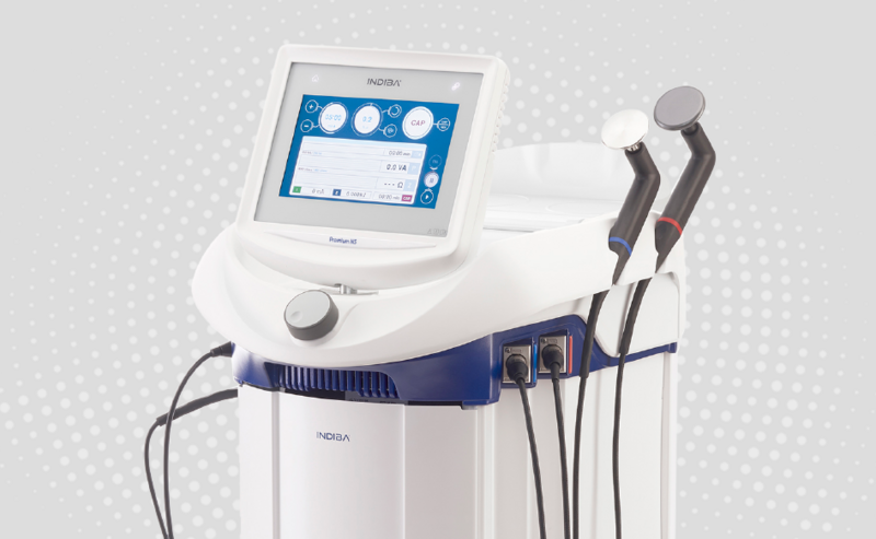 Tratament dermatologic cu radiofrecvență INDIBA față gât